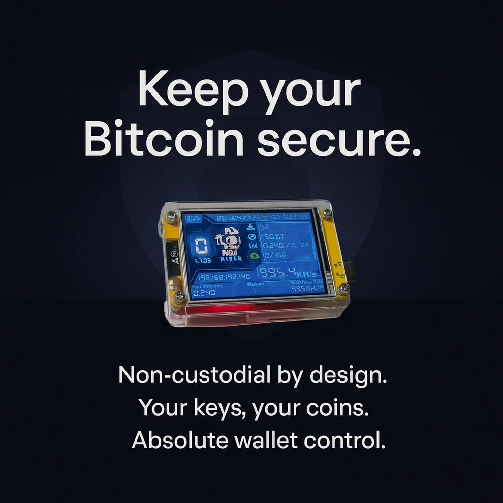 MineOne Pro — Start mining Bitcoin safely from your desk — no setup, no noise.